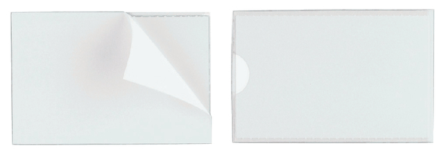 Etikethouder Durable pocketfix 60x150mm zelfklevend 10 stuks afbeelding