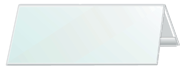 Tafelnaambord Durable 8053 105x297mm transparant afbeelding