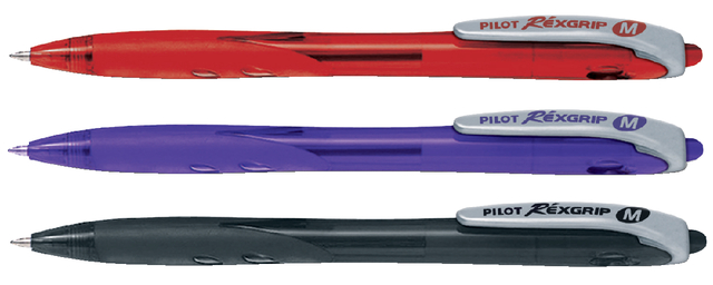 Balpen PILOT Begreen Rexgrip medium zwart — Foto 2 van 2