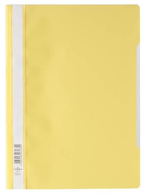 Snelhechter Durable A4 PP geel afbeelding