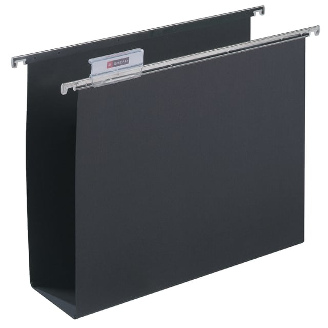 Hangmap Djois Alzicht folio frontaal U-bodem 80mm zwart afbeelding