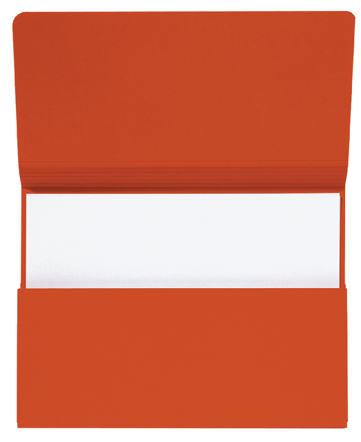 Pocketmap Secolor folio 100% gerecycled karton 250gr rood afbeelding