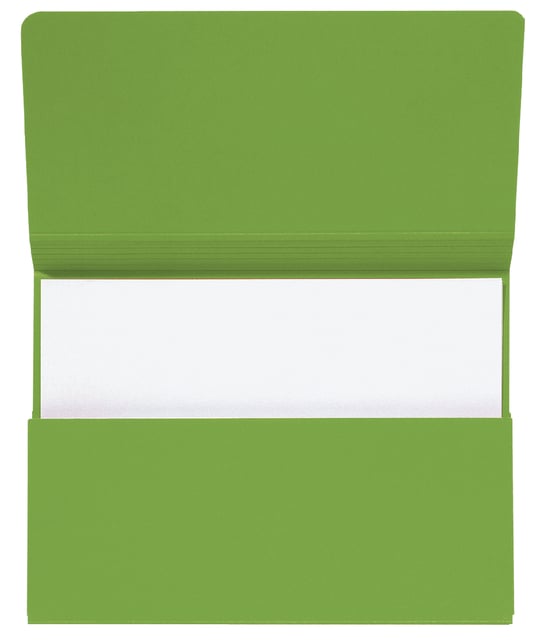 Pocketmap Secolor folio 100% gerecycled karton 250gr groen afbeelding