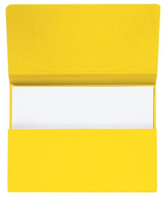 Pocketmap Secolor folio 270gr geel afbeelding