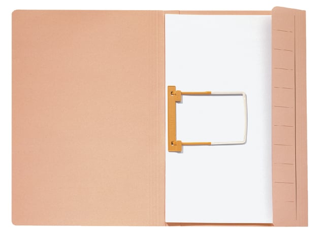 Clipmap Secolor Folio 100% gerecycled karton 250gr beige afbeelding