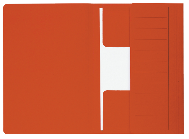Dossiermap Secolor Mammoet folio 3 kleppen 270gr rood afbeelding