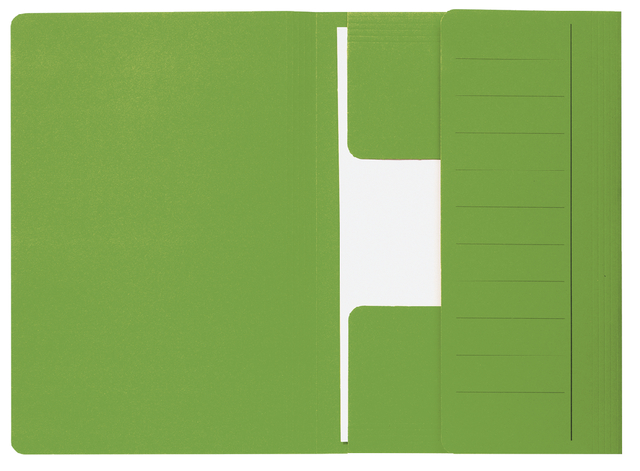 Dossiermap Secolor Mammoet folio 3 kleppen 270gr groen afbeelding
