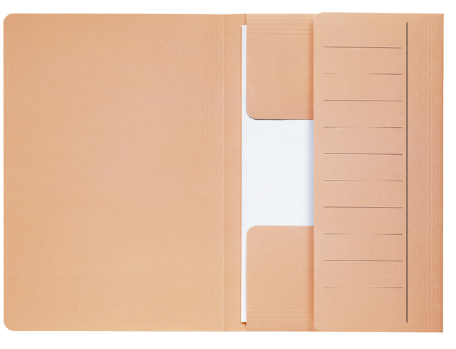 Dossiermap Secolor Mammoet folio 3 kleppen 270gr chamois afbeelding