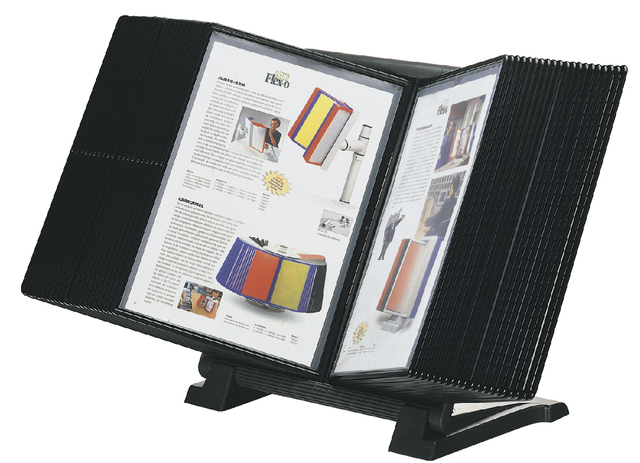 Infomanager Djois Flex-O-Frame basis met 10-tassen antraciet/blauw — Foto 2 van 2