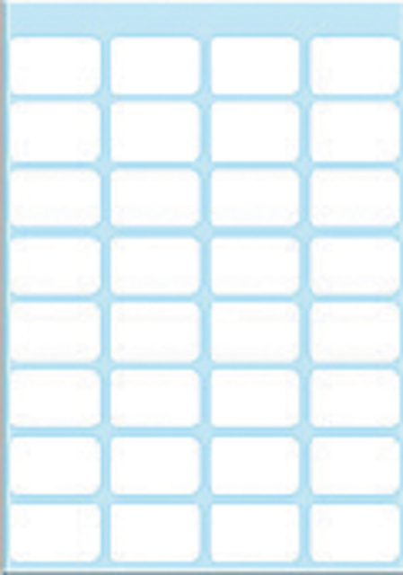 Etiket HERMA 3640 12x19mm wit 224 stuks afbeelding