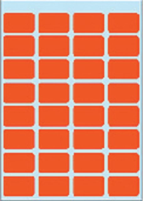 Etiket HERMA 3642 12x19mm rood 160 stuks afbeelding