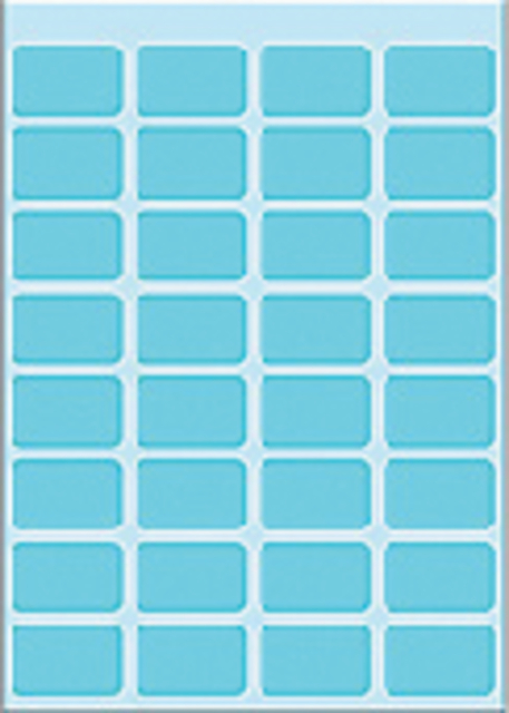 Etiket HERMA 3643 12x19mm blauw 160stuks afbeelding