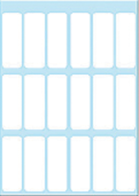 Etiket HERMA 3650 12x34mm wit 126 stuks afbeelding