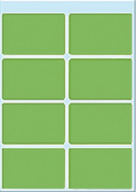 Etiket HERMA 3695 26x40mm groen 40 stuks afbeelding