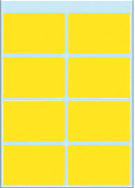 Etiket HERMA 3691 26x40mm geel 40 stuks afbeelding