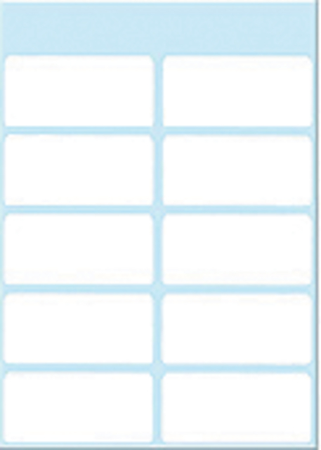 Etiket HERMA 3738 19x40mm wit 70 stuks afbeelding