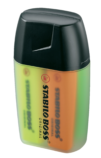 Markeerstift STABILO BOSS Original 70/4 assorti deskset à 4 stuks afbeelding