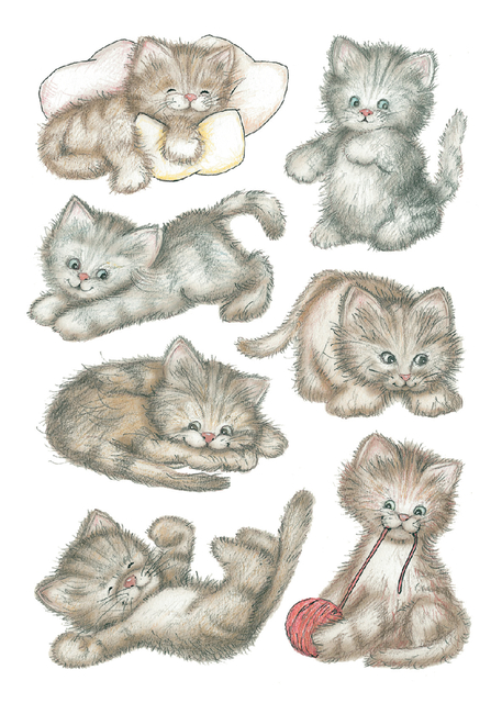 Etiket HERMA 3777 schattig poesje afbeelding