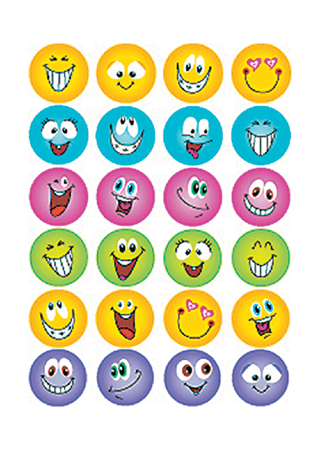Etiket HERMA 6818 smiley glitter folie afbeelding