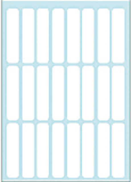 Etiket HERMA 3724 8x36mm wit 168 stuks afbeelding