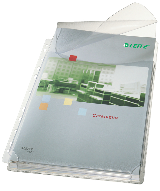 Harmonica showtas Leitz Premium met klep 0.17mm PVC A4 5 stuks afbeelding