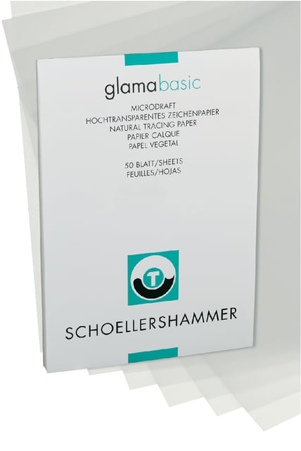 Ontwerpblok Schoellershammer A3 60-65gr transparant 50 vel afbeelding