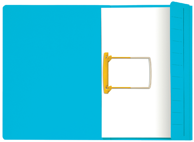 Combimap Secolor folio 1 klep recycled 250gr blauw — Foto 2 van 2
