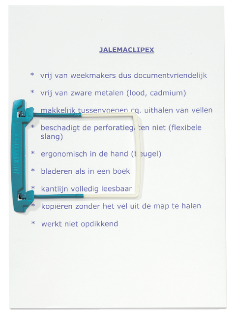 Bundelmechaniek Djois JalemaClipex petrol 100 stuks afbeelding