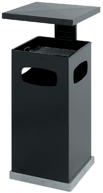 As-papierbak Vepa Bins met afneembaar afdak 70 liter antraciet afbeelding