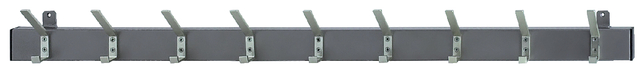 Kapstok wand VepaBins met 9 dubbele haken afbeelding