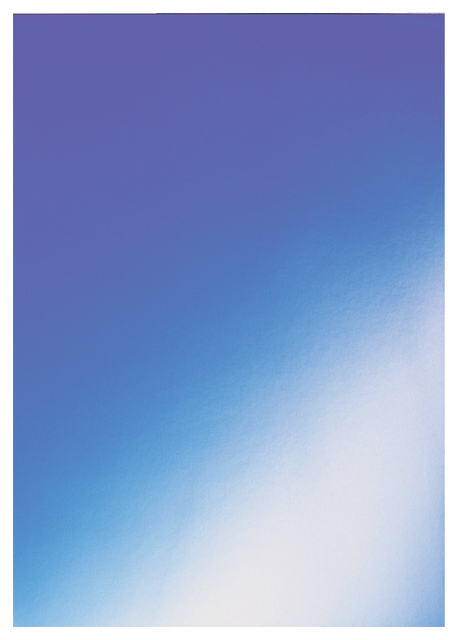 Voorblad GBC A4 chromo karton 250gr blauw 100 stuks afbeelding