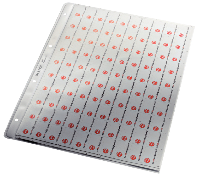Showtas Leitz Premium copy safe 0.13mm 4-gaats PP A4 transparant 100 stuks afbeelding