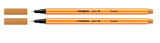 Fineliner STABILO point 88/54 fijn oranje afbeelding