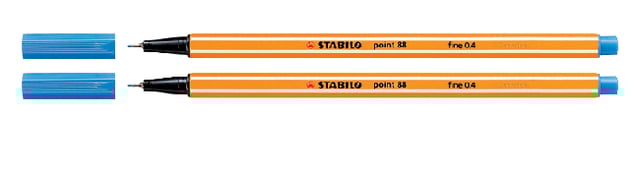 Fineliner STABILO point 88/32 fijn ultramarijnblauw afbeelding