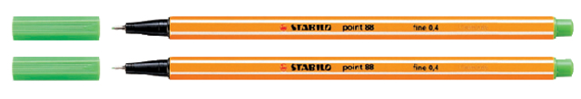 Fineliner STABILO point 88/43 fijn loofgroen afbeelding