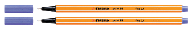 Fineliner STABILO point 88/59 fijn licht lila afbeelding