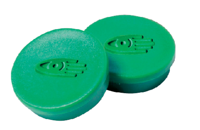 Magneet Legamaster 10mm 150gr groen 10 stuks afbeelding