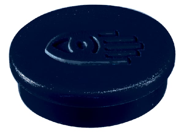 Magneet Legamaster 35mm super 2500gr zwart 2 stuks afbeelding