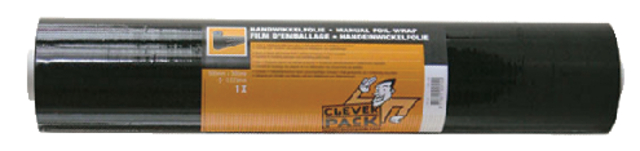 Wikkelfolie CleverPack 50cmx300m 20mu zwart afbeelding