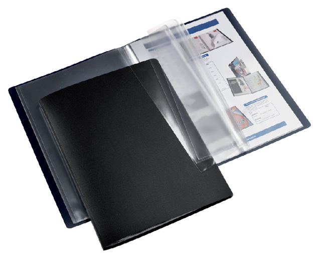 Showmap HF2 flexibel A4 30-tassen zwart afbeelding