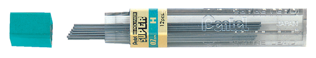 Potloodstift Pentel H 0.7mm zwart koker à 12 stuks afbeelding