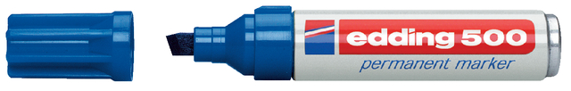Viltstift edding 500 schuin 2-7mm blauw afbeelding