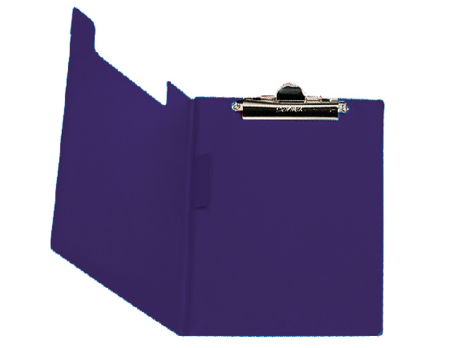 Klembordmap Bantex met klem en penlus donkerblauw afbeelding