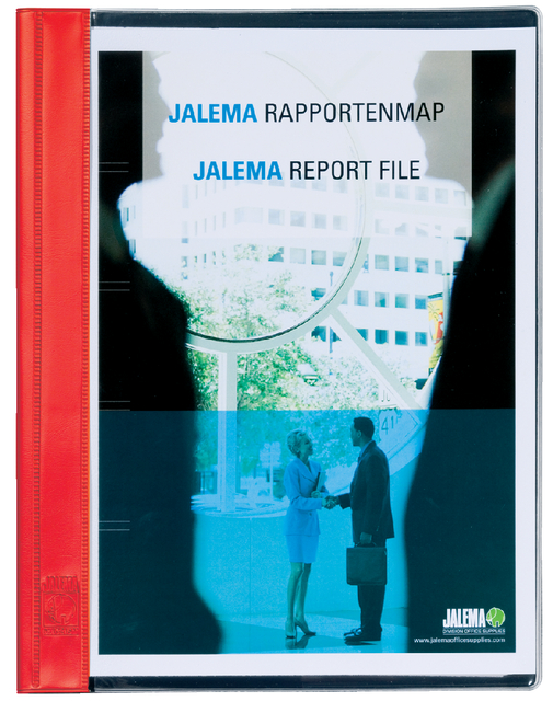 Rapportenmap Jalema A4 met snelhechter rood afbeelding