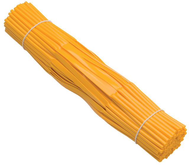 Bundelmechaniek Djois JalemaClip slangetjes 215mm geel 100 stuks afbeelding