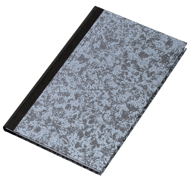 Notitieboek Djois Atlanta Excellent genaaid 330x205mm 96 blz lijn grijs gewolkt