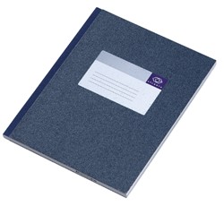 Notitieboek Atlanta 210x165 128blz lijn blauw