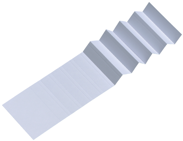 Ruiterstrook voor Djois Alzicht hangmappen 65mm wit 25 stuks afbeelding
