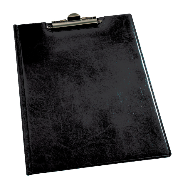 Klembordmap Durable 2355 A4 met kopklem en insteek zwart afbeelding