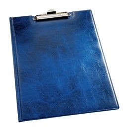 Klembordmap Durable 2355 A4 met kopklem en insteek blauw